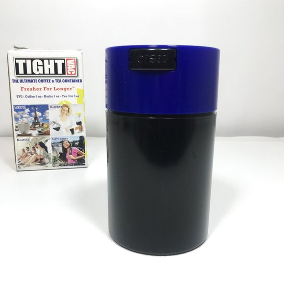 Tight Vac Vacuum Sealed Container for Coffee Tea Herbs Snacks 6 oz - Picture 3 of 12